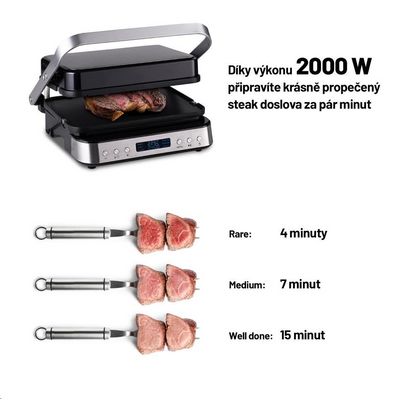 Lauben Contact Grill Deluxe 2000ST - kontaktní gril