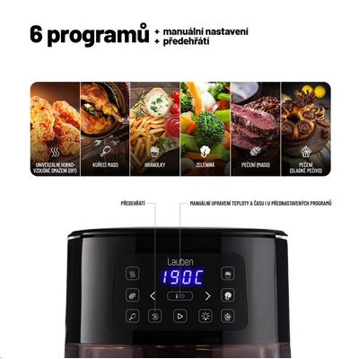 Lauben Hot Air Fryer 4000BC - horkovzdušná fritéza