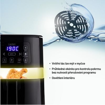 Lauben Hot Air Fryer 4000BC - horkovzdušná fritéza