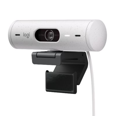 Logitech BRIO 500, Full HD webcam, off-white