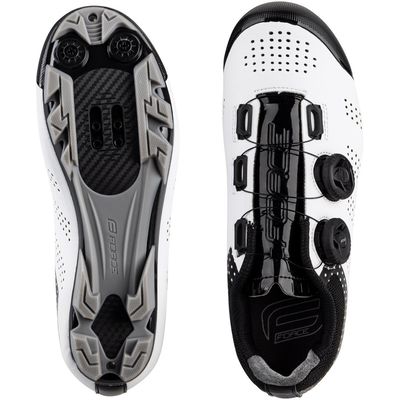 FORCE tretry MTB POINTS LADY, bílo-černé vel.38