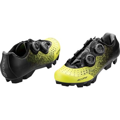 FORCE tretry MTB SCORE, fluo-černé vel.36