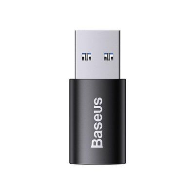 Baseus Ingenuity mini OTG adaptér USB-A 3,1A samec na USB-C samice, černá