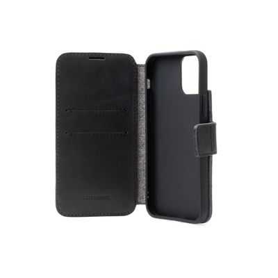 Kožené pouzdro typu kniha FIXED ProFit pro Apple iPhone 14 Pro, černé
