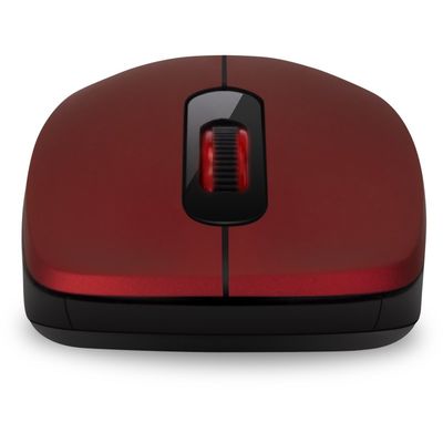 Connect IT MUTE bezdrátová optická tichá myš, červená
