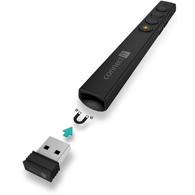 Connect IT laserové ukazovátko (AAA baterie), černé