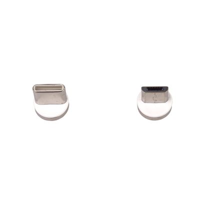 PremiumCord Magnetický micro USB a USB-C nabíjecí a datový kabel 1m, červený