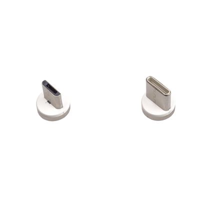 PremiumCord Magnetický micro USB a USB-C nabíjecí a datový kabel 1m, červený