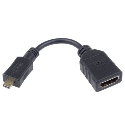 PremiumCord Flexi adaptér HDMI Typ A samice - micro HDMI Typ D samec pro ohebné zapojení