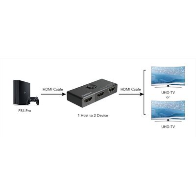 PremiumCord HDMI Switch 4K@60Hz YUV 4:4:4 , FULL HD 1080P, 3D obousměrný 2-1 nebo 1-2