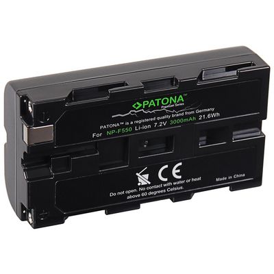 PATONA baterie pro foto Sony NP-F550 3000mAh Li-Ion 7,2V Premium