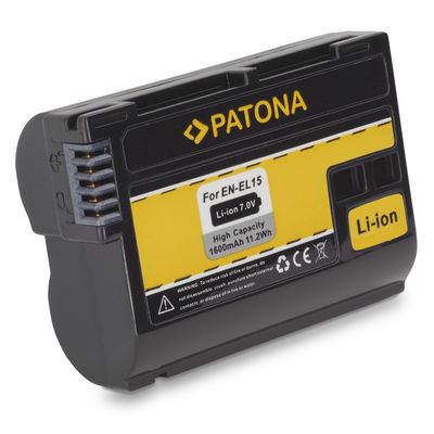 PATONA baterie pro foto Nikon EN-EL15 1600mAh