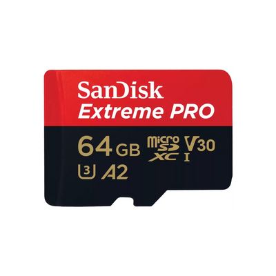 SanDisk Extreme PRO microSDXC 64GB 200MB/s UHS-I U3 Class 10 + Adaptér