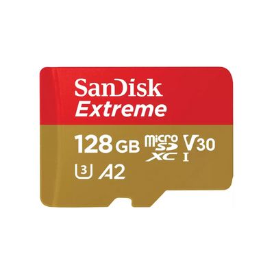 SanDisk Extreme microSDXC 128GB 160MB/s UHS-I U3 Class 10