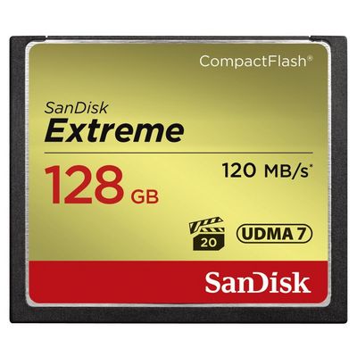 SanDisk Extreme Compact Flash 128GB