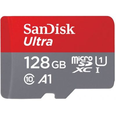 SanDisk Ultra microSDXC 128GB 140 MB/s UHS-I U1 Class 10 + Adaptér