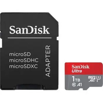 SanDisk Ultra microSDXC 1TB 150MB/s A1 Class10 UHS-I + Adaptér