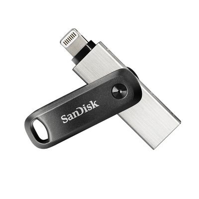 SanDisk iXpand Flash Drive Go 128GB, USB-A + Lightning