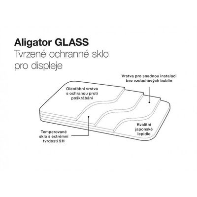 ALIGATOR GLASS Ochranné sklo pro Aligator Aligator S5550 Duo