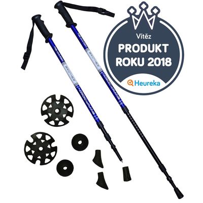 Trekingové hole - 1 pár s příslušenstvím