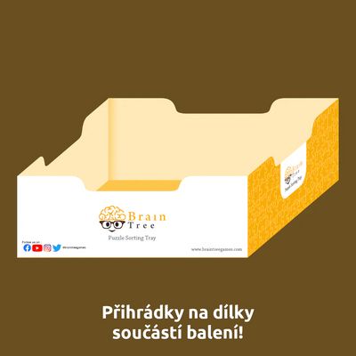 Brain Tree Puzzle Dlaždice s květinami 1000 dílků
