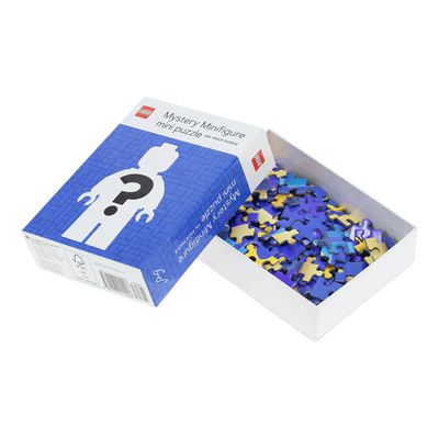 Chronicle Books Puzzle LEGO® Tajemná minifigurka Modrá edice 126 dílků