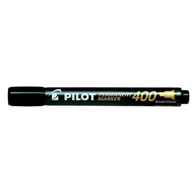 PILOT Permanentní popisovač Permanent Marker 400, černá, 1,5-4 mm, klínový hrot