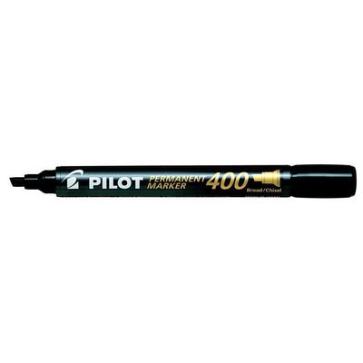 PILOT Permanentní popisovač Permanent Marker 400, černá, 1,5-4 mm, klínový hrot