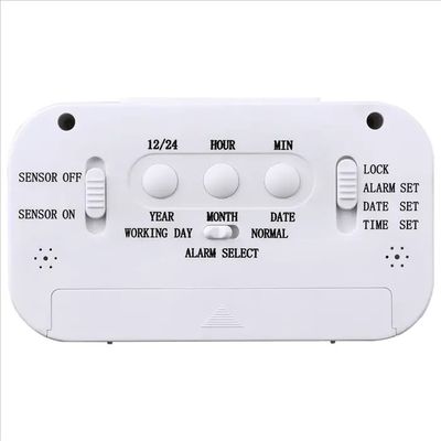 Hama RC 660, digitální budík, řízený rádiovým signálem, bílý