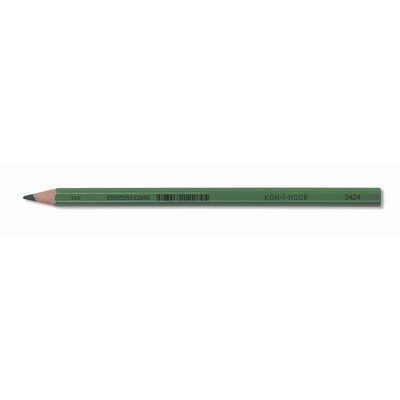 KOH-I-NOOR Barevná kancelářská tužka 3422, zelená, šestihranná, box 12ks
