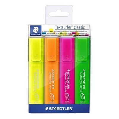 STAEDTLER Zvýrazňovač Textsurfer classic 364, 4 barvy, 1-5mm