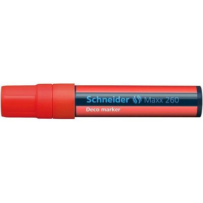 SCHNEIDER Křídový popisovač Maxx 260, červená, 2-15mm, tekutý
