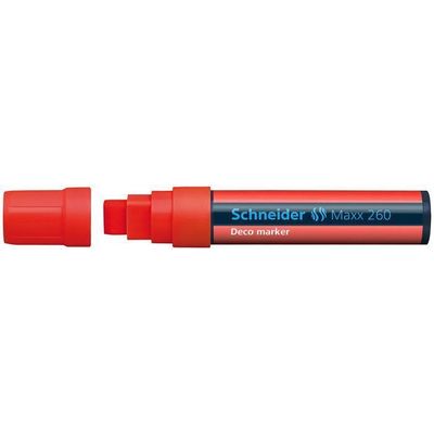 SCHNEIDER Křídový popisovač Maxx 260, červená, 2-15mm, tekutý