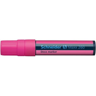 SCHNEIDER Křídový popisovač Maxx 260, růžová, 2-15mm, tekutý