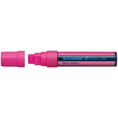 SCHNEIDER Křídový popisovač Maxx 260, růžová, 2-15mm, tekutý