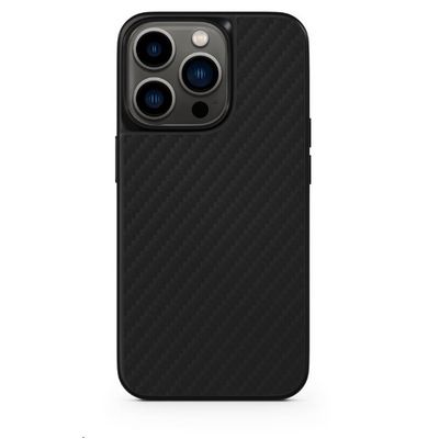 EPICO Hybrid Carbon kryt pro iPhone 14 Plus s podporou uchycení MagSafe - černý
