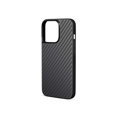 EPICO Hybrid Carbon kryt pro iPhone 14 Plus s podporou uchycení MagSafe - černý