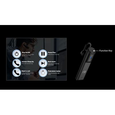 Tellur Vox 40 Bluetooth Headset, černý