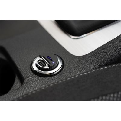 Autonabíječka FIXED s 2xUSB-C výstupem v miniaturním provedení, podpora PD, 30W, černá