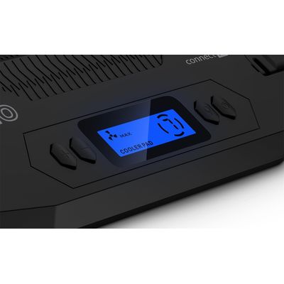 Connect IT NEO RGB chladicí podložka pod notebook, černá