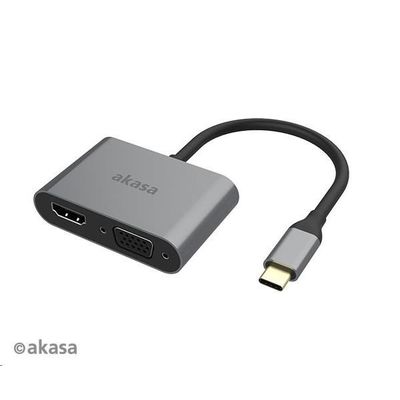 AKASA - USB-C na HDMI a VGA
