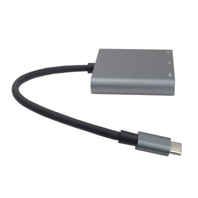 PremiumCord Adaptér USB-C na HDMI + USB3.0 + PD, rozlišení 4K a FULL HD 1080p