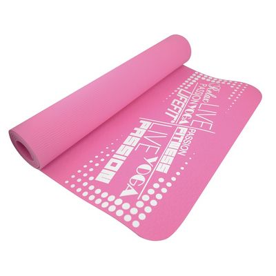 Podložka LIFEFIT YOGA MAT TPE, 183x61x0,4cm, růžová