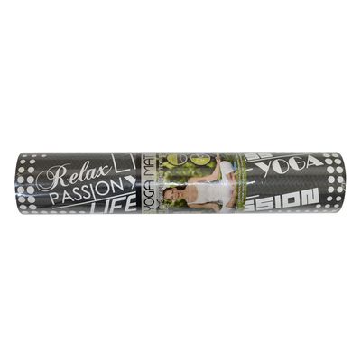 Podložka LIFEFIT YOGA MAT TPE, 183x61x0,5cm, dvouvrstvá, zeleno-šedá