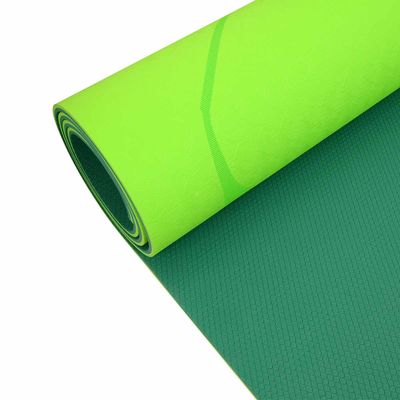 Podložka LIFEFIT YOGA MAT LOTOS DUO, 183x58x0,6cm, zelená