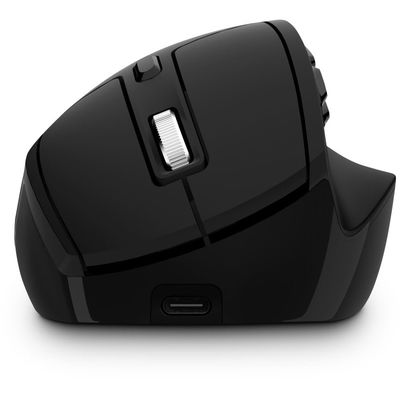 CONNECT IT FOR HEALTH DualMode bezdrátová ergonomická myš s LCD displejem, ČERNÁ