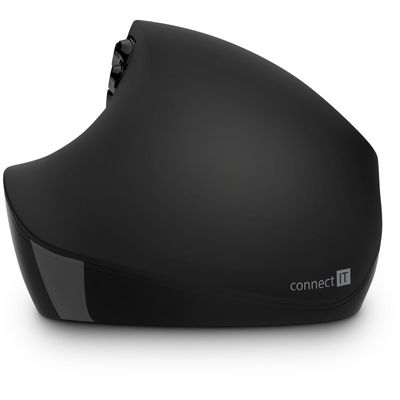 CONNECT IT FOR HEALTH DualMode bezdrátová ergonomická myš s LCD displejem, ČERNÁ