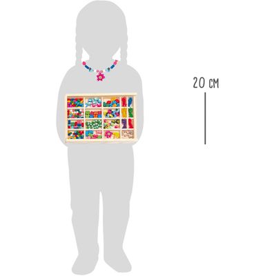 Small Foot Dřevěné korálky v boxu Vivien