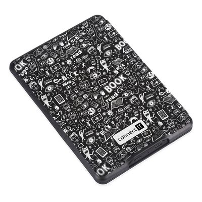 Connect IT Doodle pouzdro pro Amazon Kindle Paperwhite 4 (2018), černé