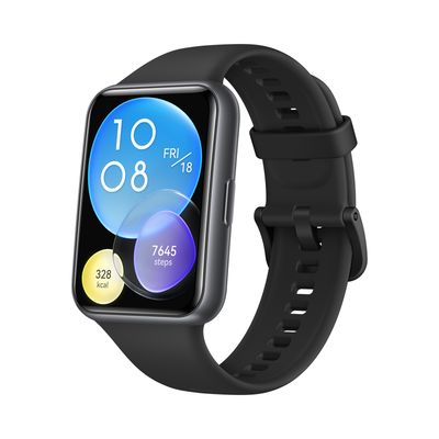 Huawei Watch Fit 2 Active Deep Tarnish + Midnight Black Silicone Strap